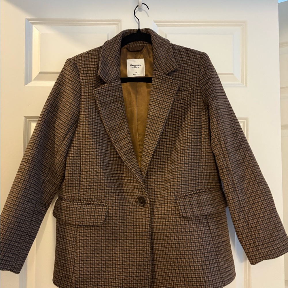 Abercrombie & Fitch Brown Blazer Classic Tailored Design
